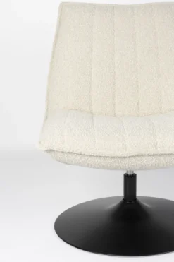 Fauteuil JAX OFF wit bouclé