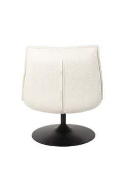 Fauteuil JAX OFF wit bouclé