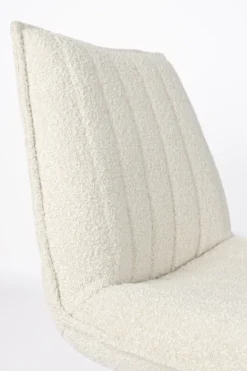 Fauteuil JAX OFF wit bouclé