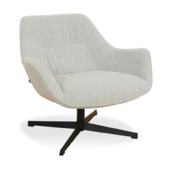 Fauteuil Jilou beige melange draaibaar
