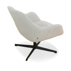 Fauteuil Jilou beige melange draaibaar
