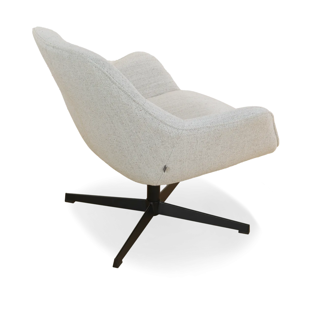 Fauteuil Jilou beige melange draaibaar