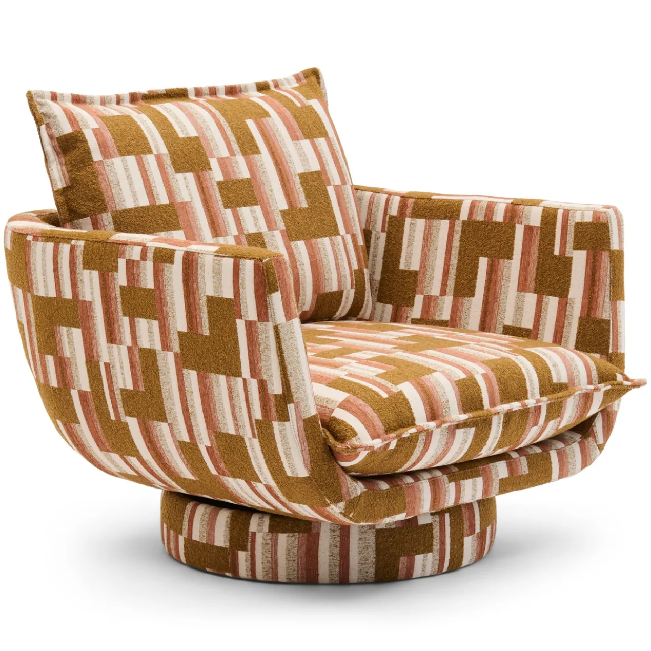 Fauteuil Jules retro brown