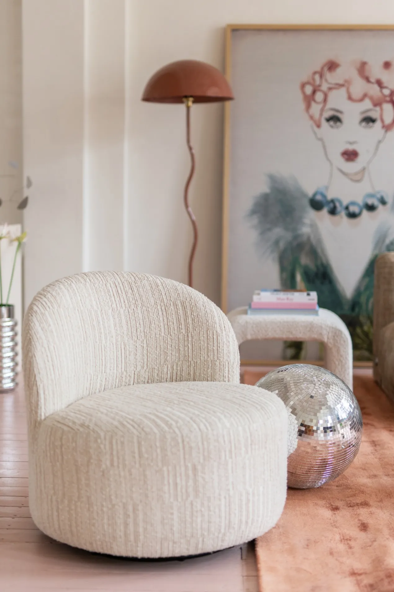 Fauteuil June vintage green