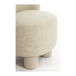 Fauteuil Kamova chenille zand crème