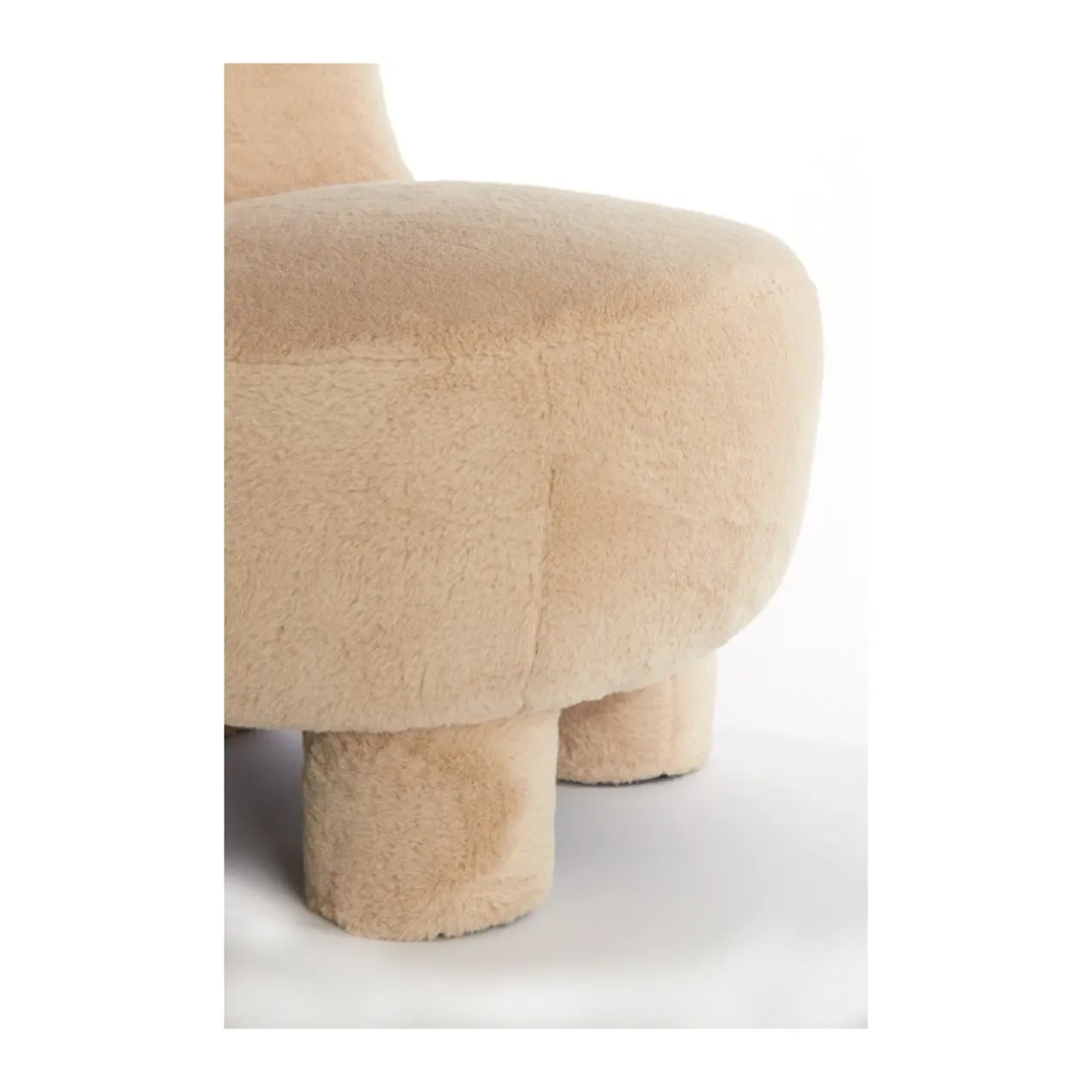 Fauteuil Kamovu teddy beige