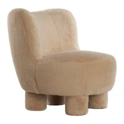 Fauteuil Kamovu teddy beige