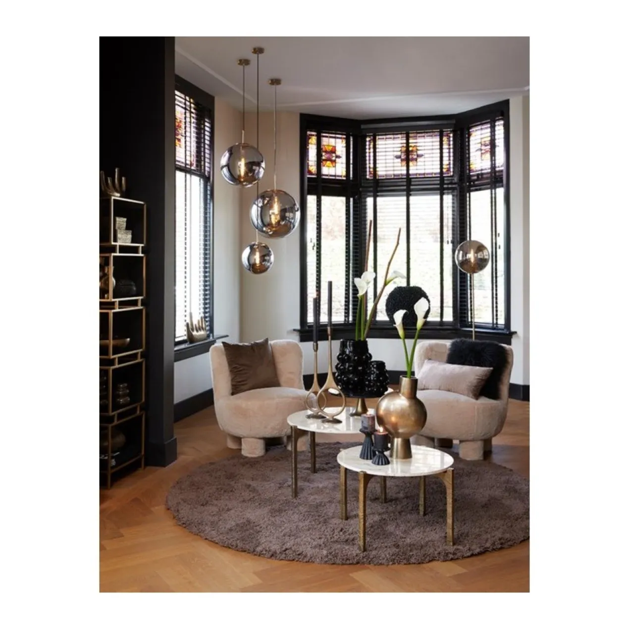 Fauteuil Kamovu teddy beige