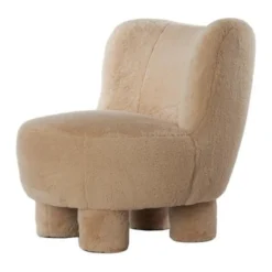 Fauteuil Kamovu teddy beige