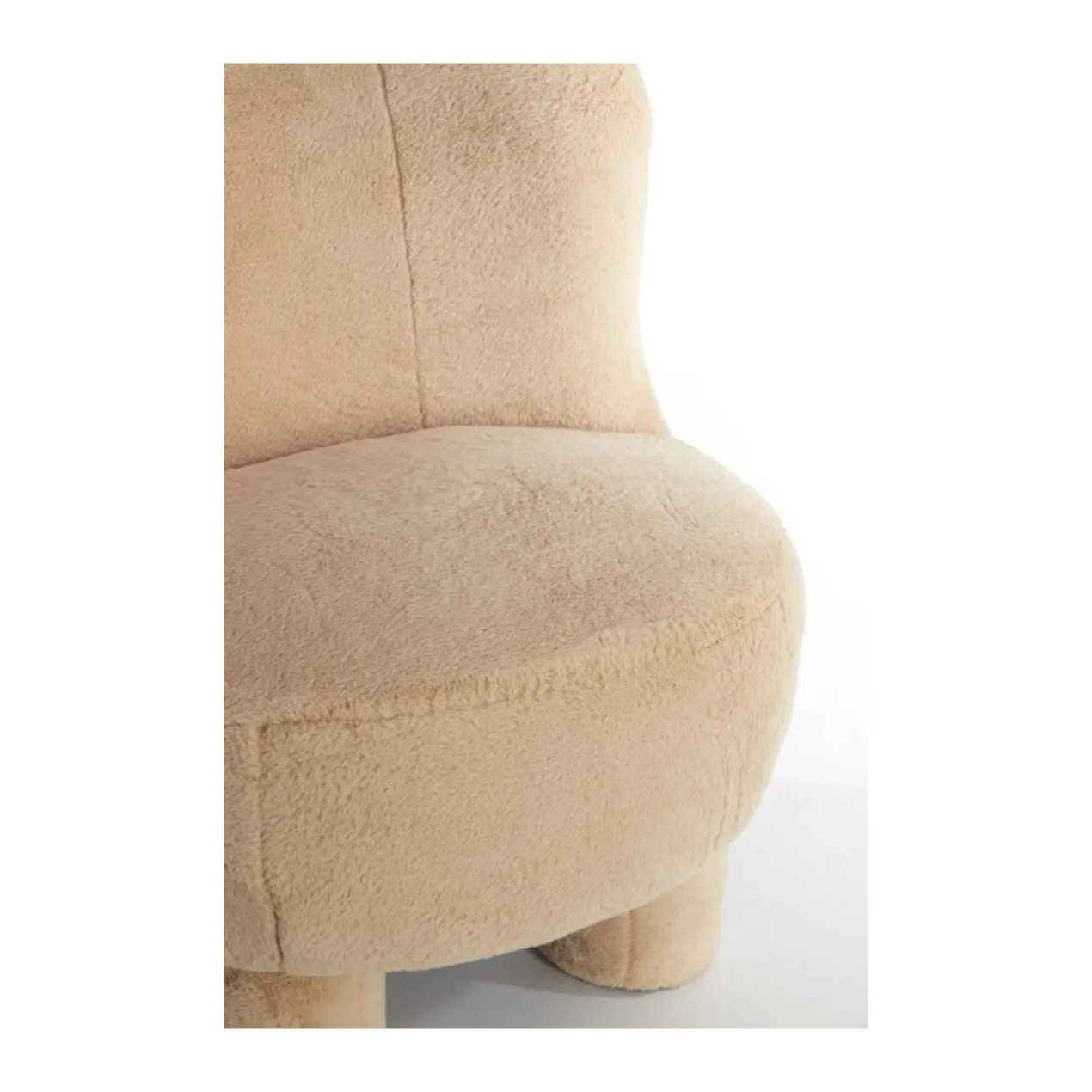 Fauteuil Kamovu teddy beige