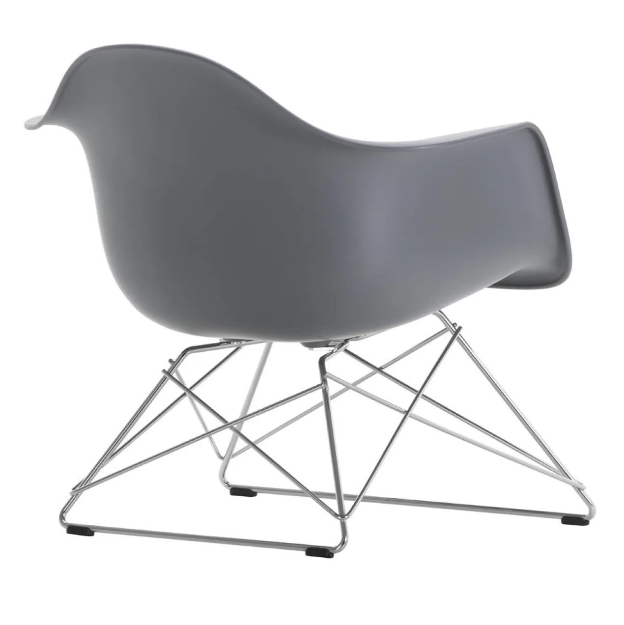 Fauteuil LAR RE chroom Granite Grey