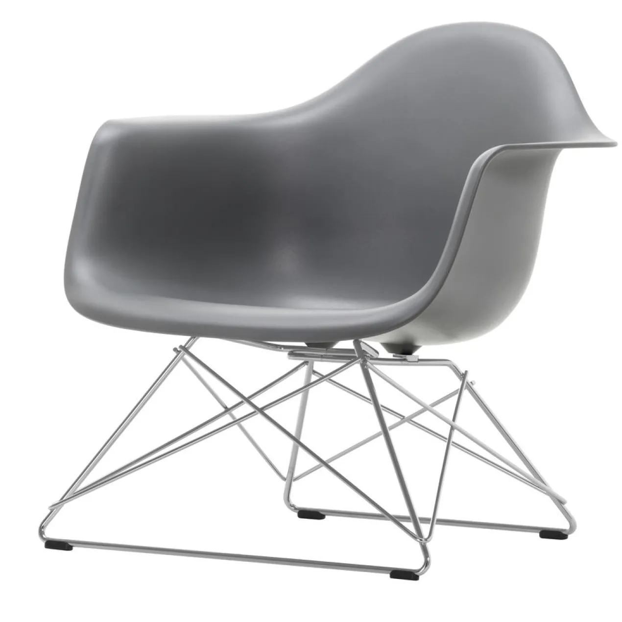 Fauteuil LAR RE chroom Granite Grey