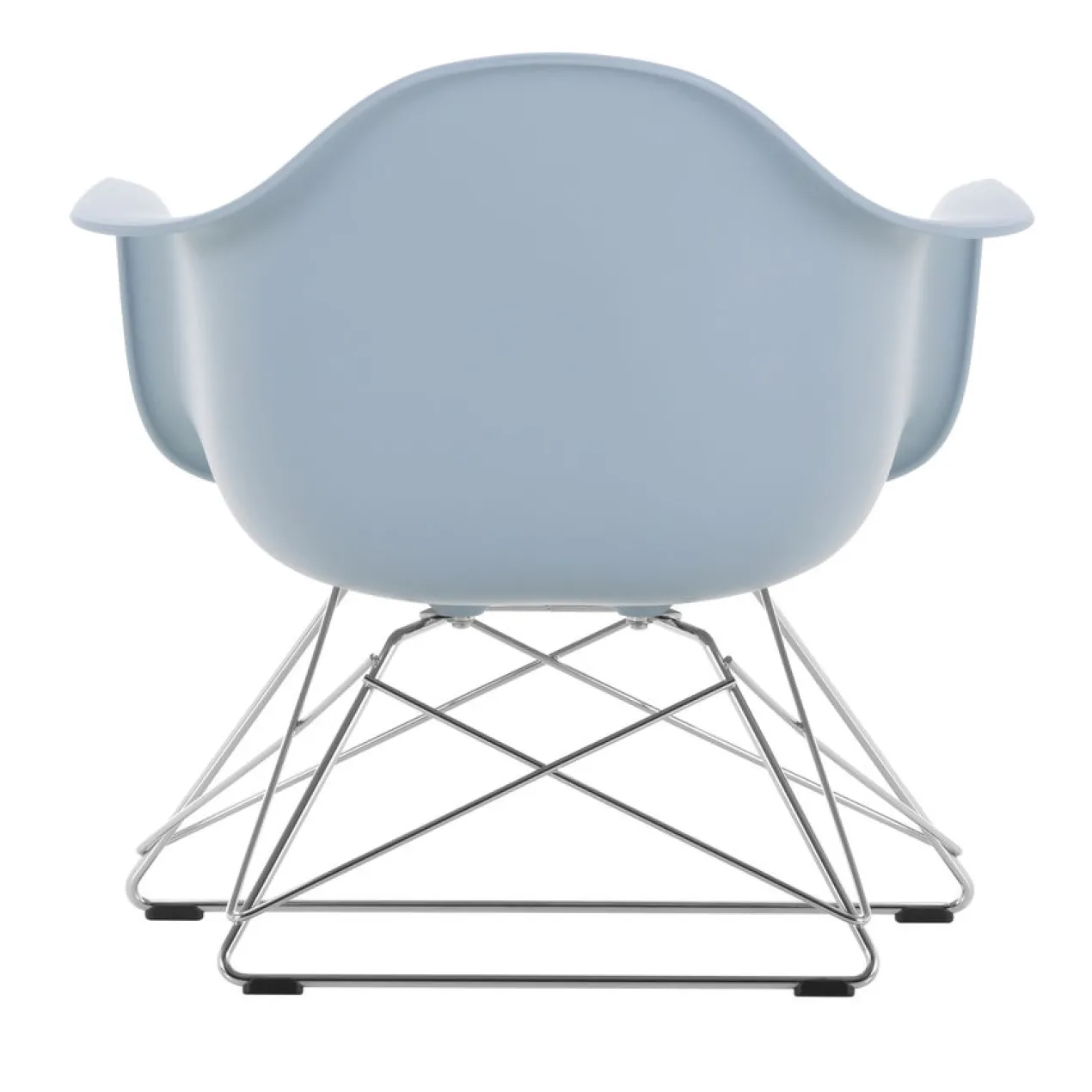 Fauteuil LAR RE chroom Ice Grey