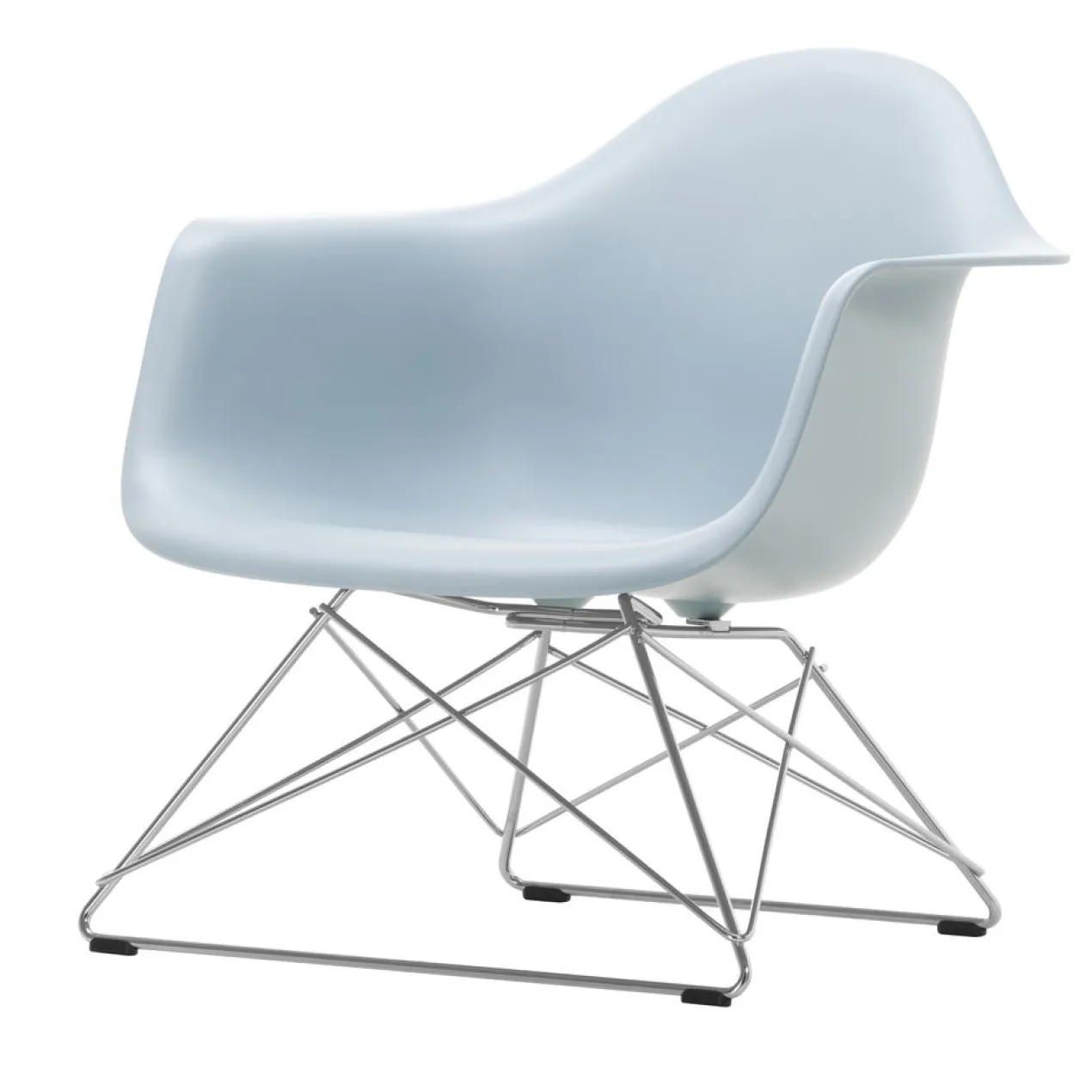Fauteuil LAR RE chroom Ice Grey