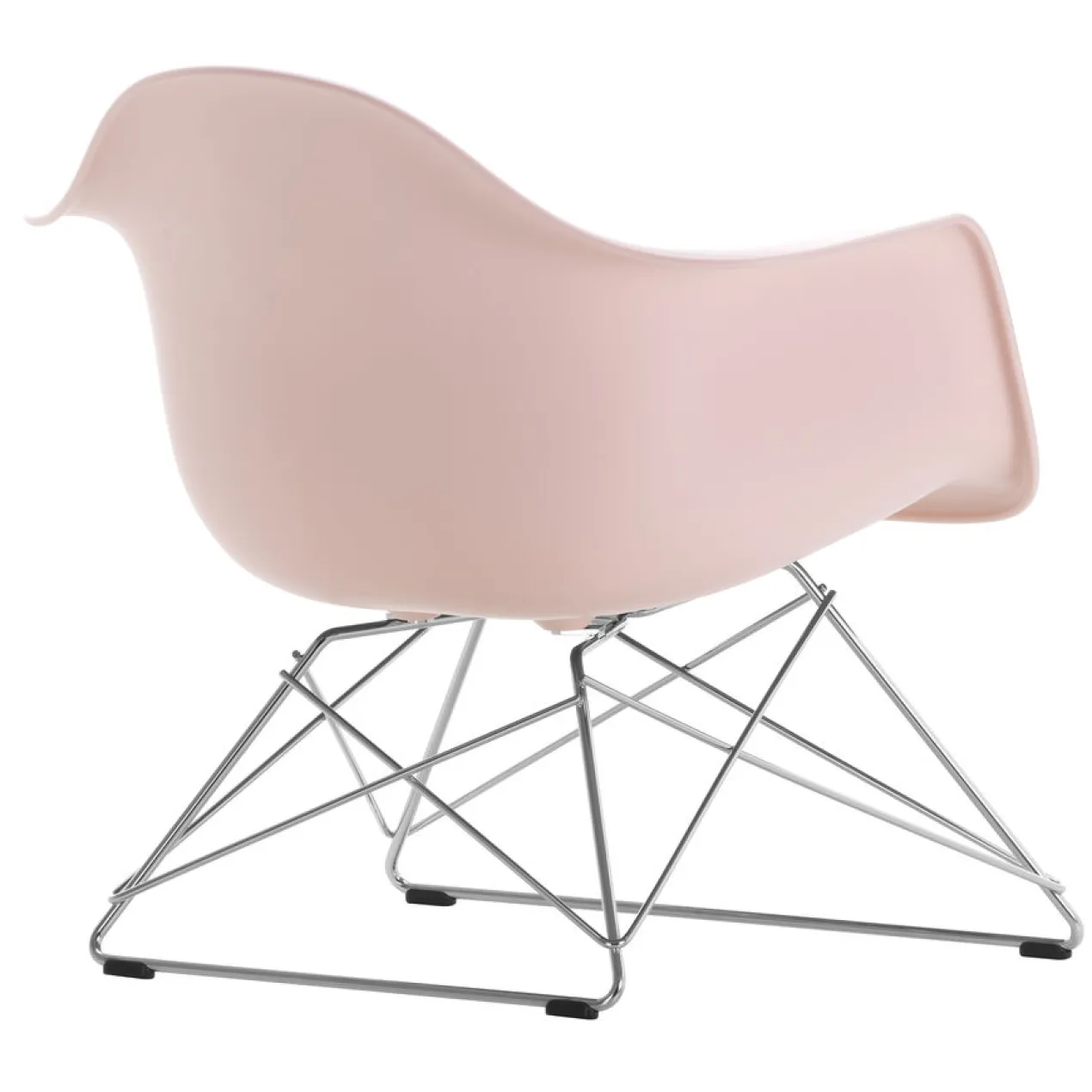 Fauteuil LAR RE chroom Pale Rose