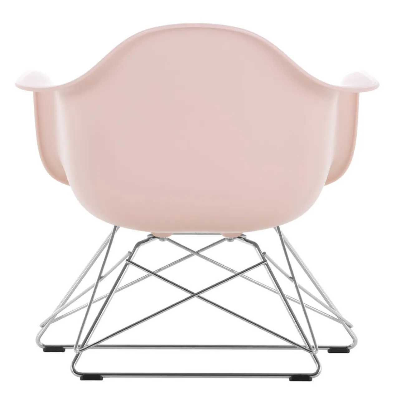 Fauteuil LAR RE chroom Pale Rose