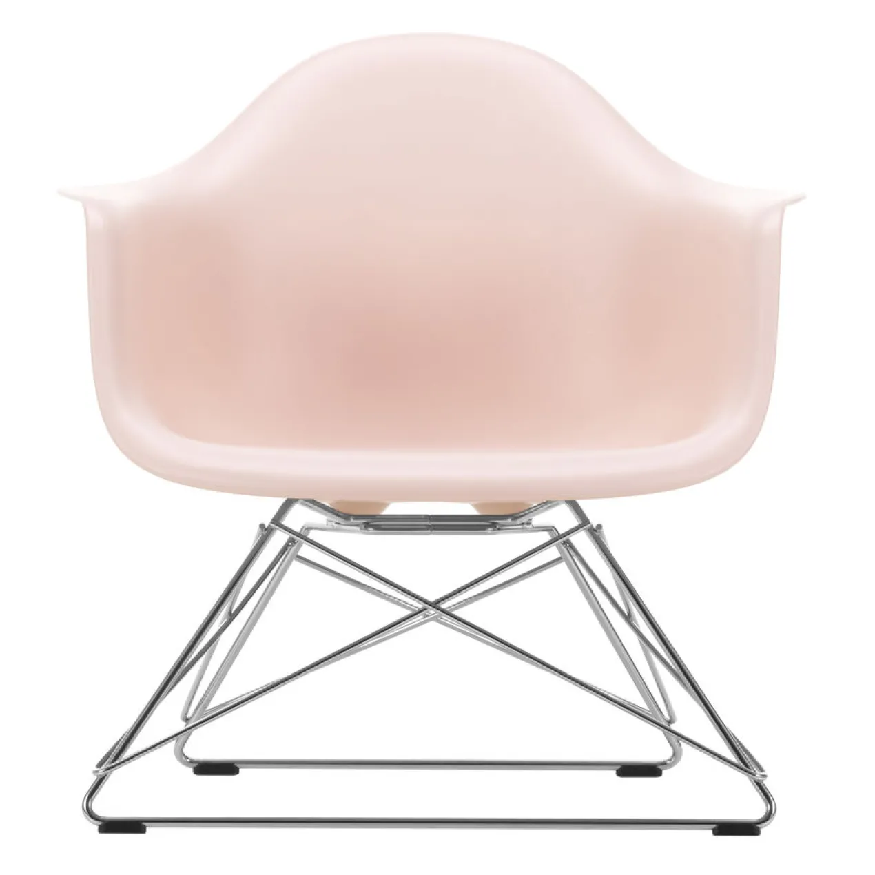 Fauteuil LAR RE chroom Pale Rose