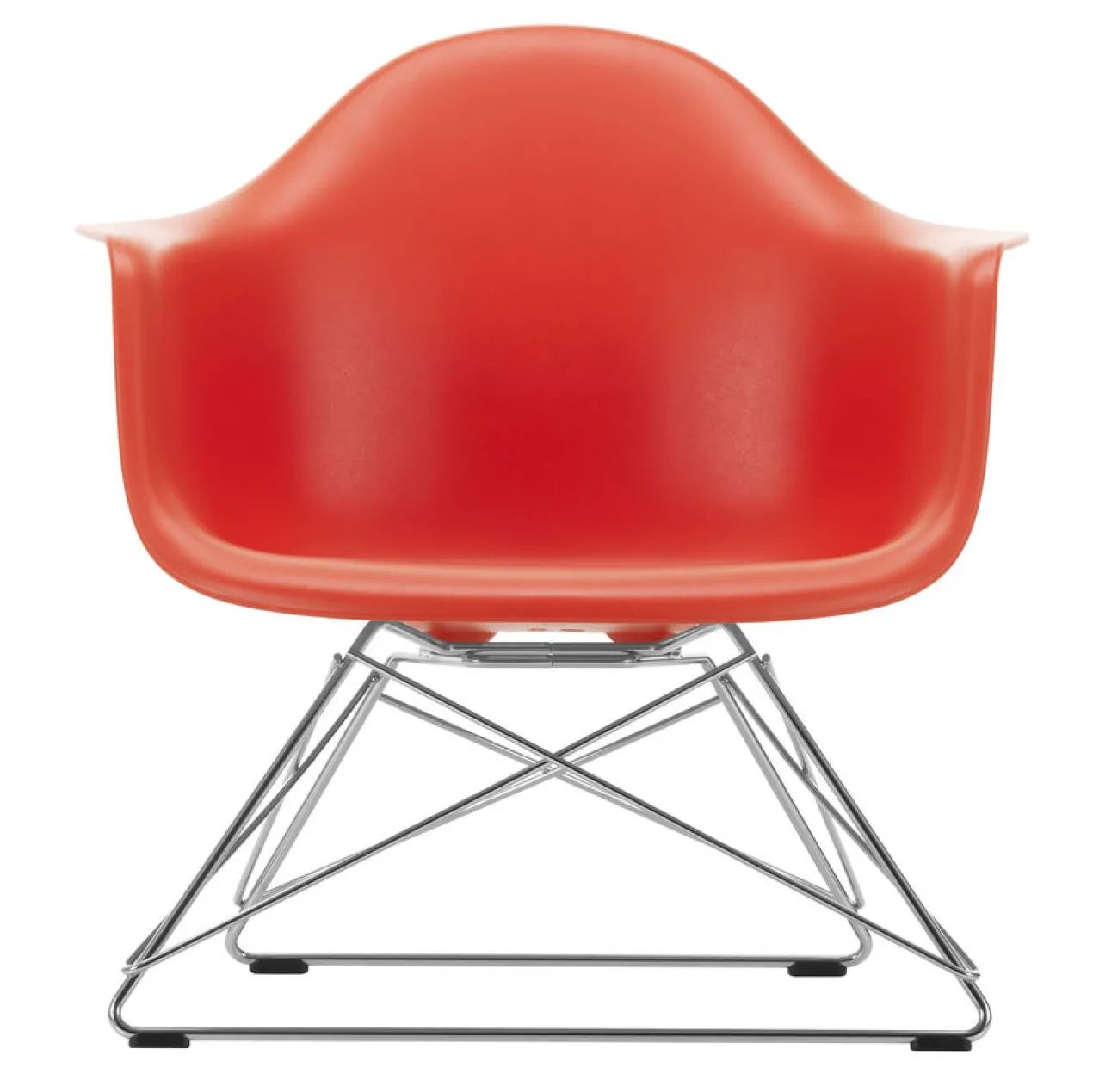 Fauteuil LAR RE chroom Poppy Red