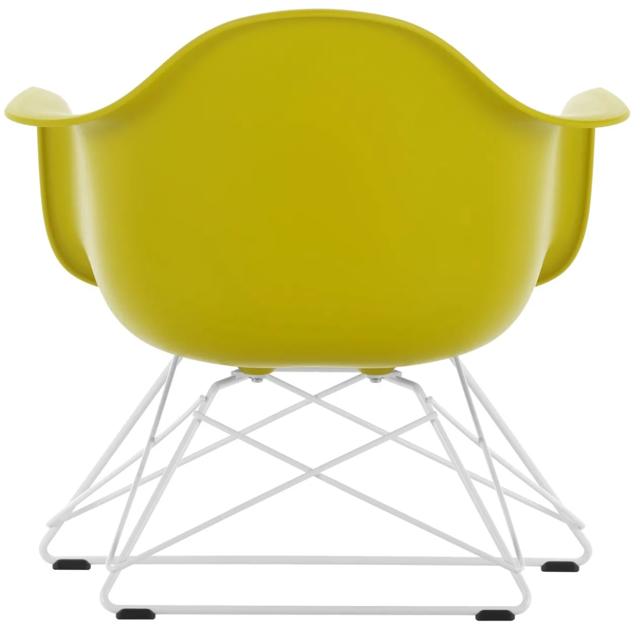Fauteuil LAR RE wit Mustard