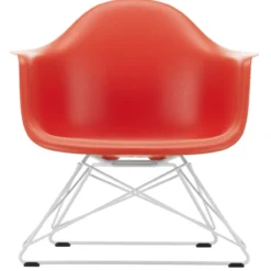 Fauteuil LAR RE wit Poppy Red