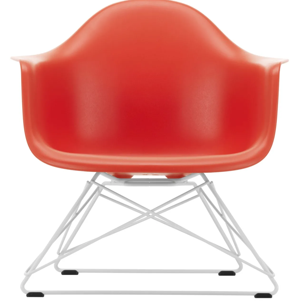Fauteuil LAR RE wit Poppy Red