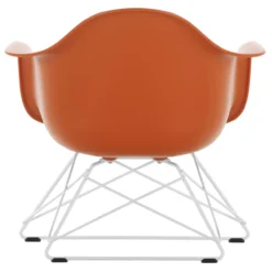 Fauteuil LAR RE wit Rusty Orange