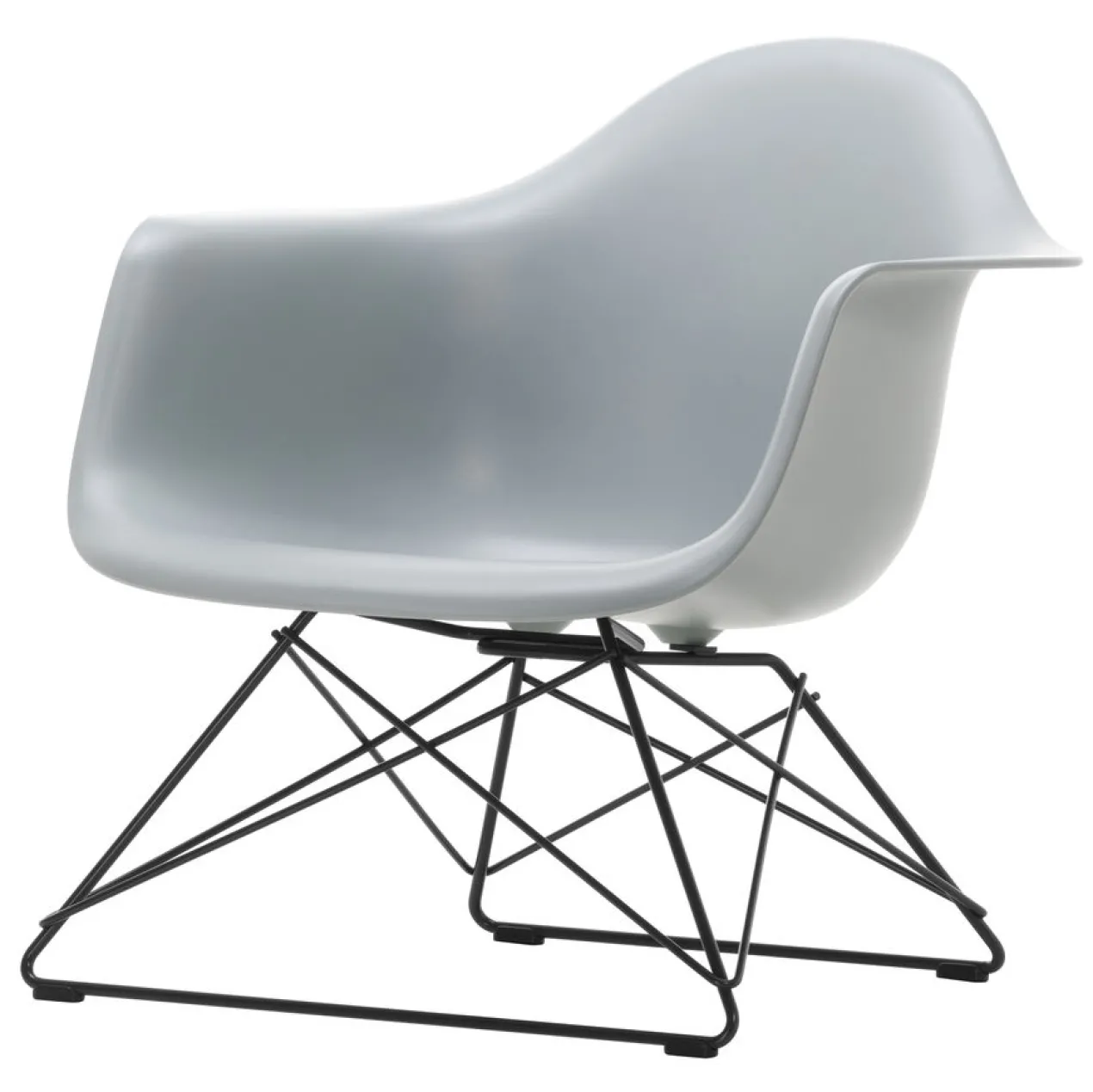 Fauteuil LAR RE zwart Light Grey