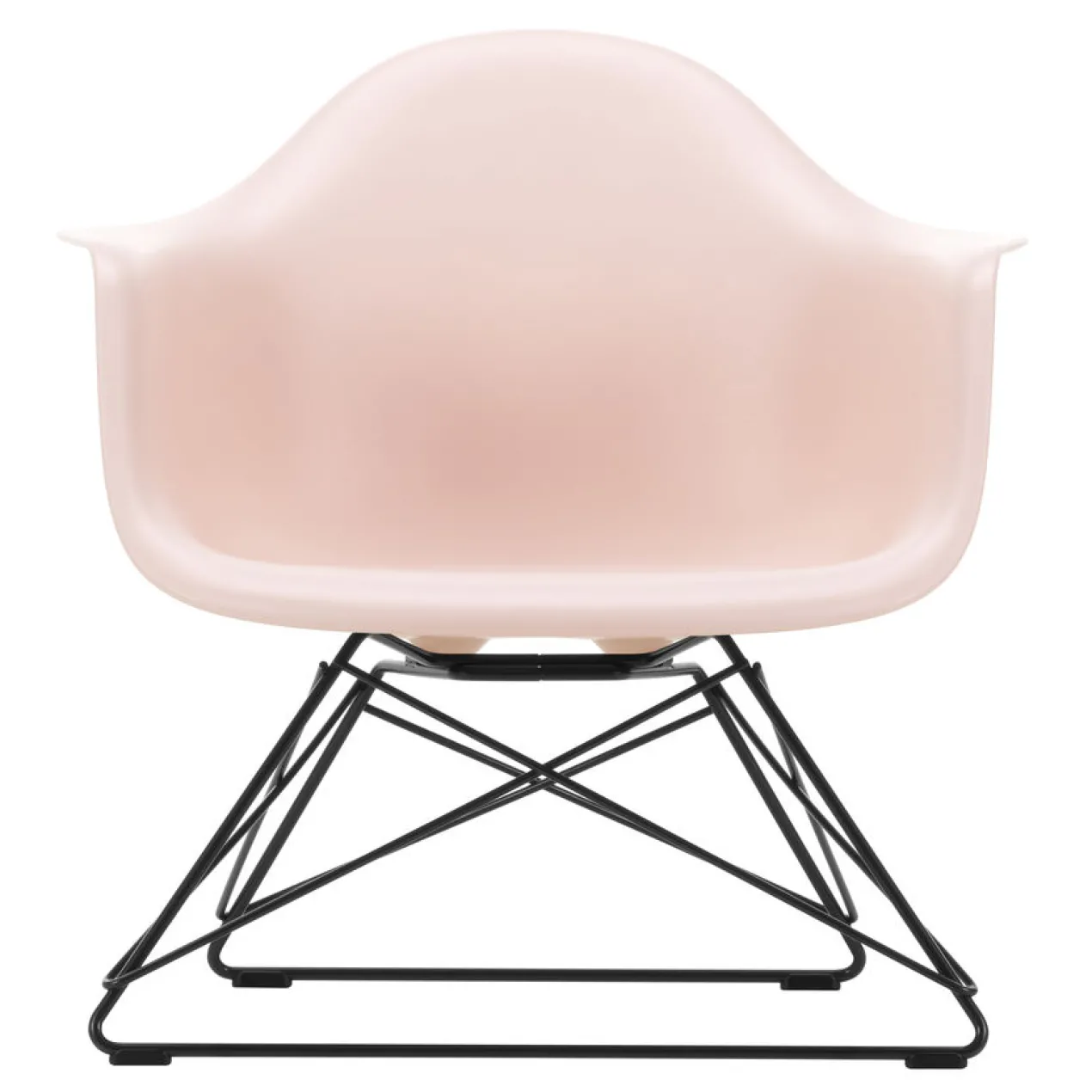 Fauteuil LAR RE zwart Pale Rose