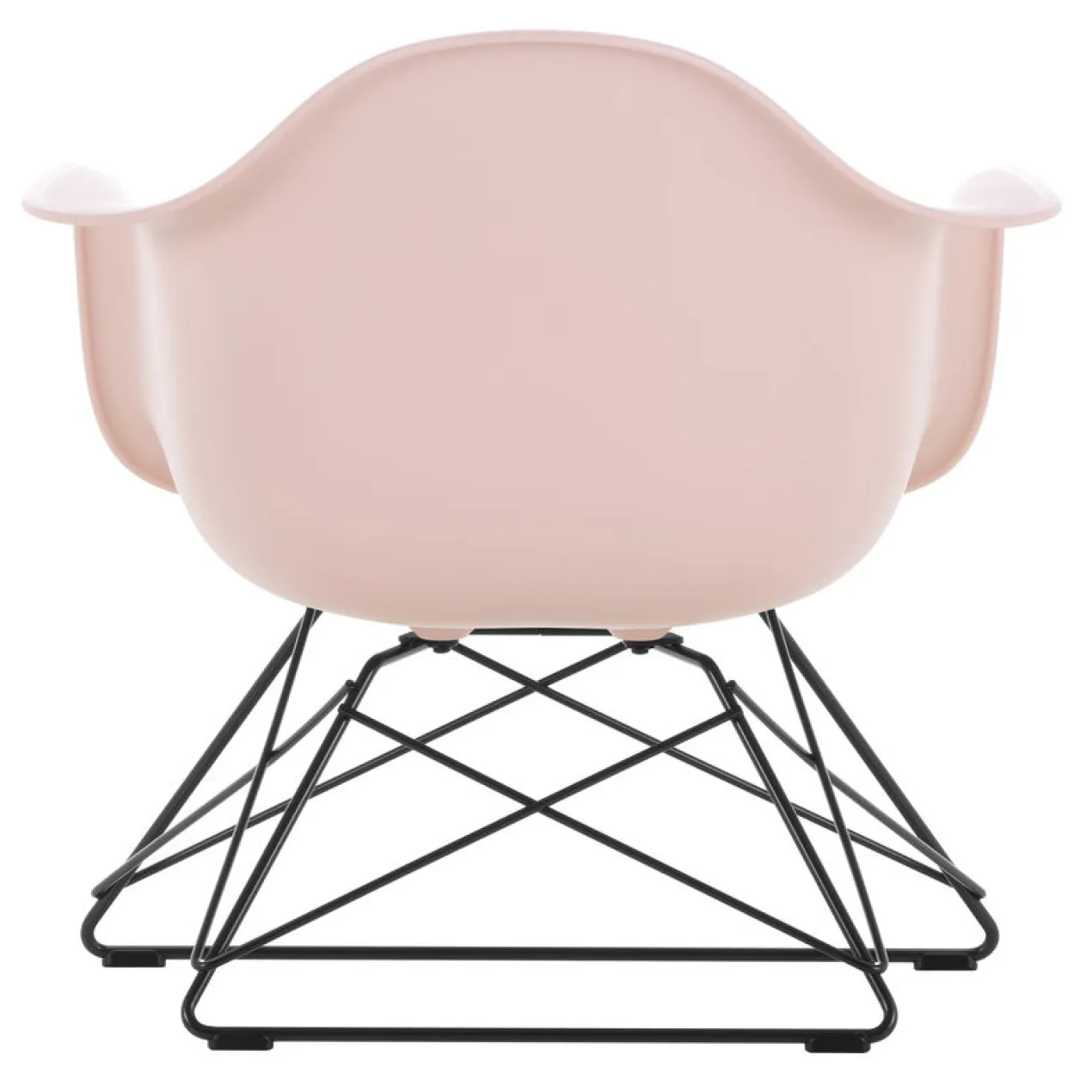 Fauteuil LAR RE zwart Pale Rose