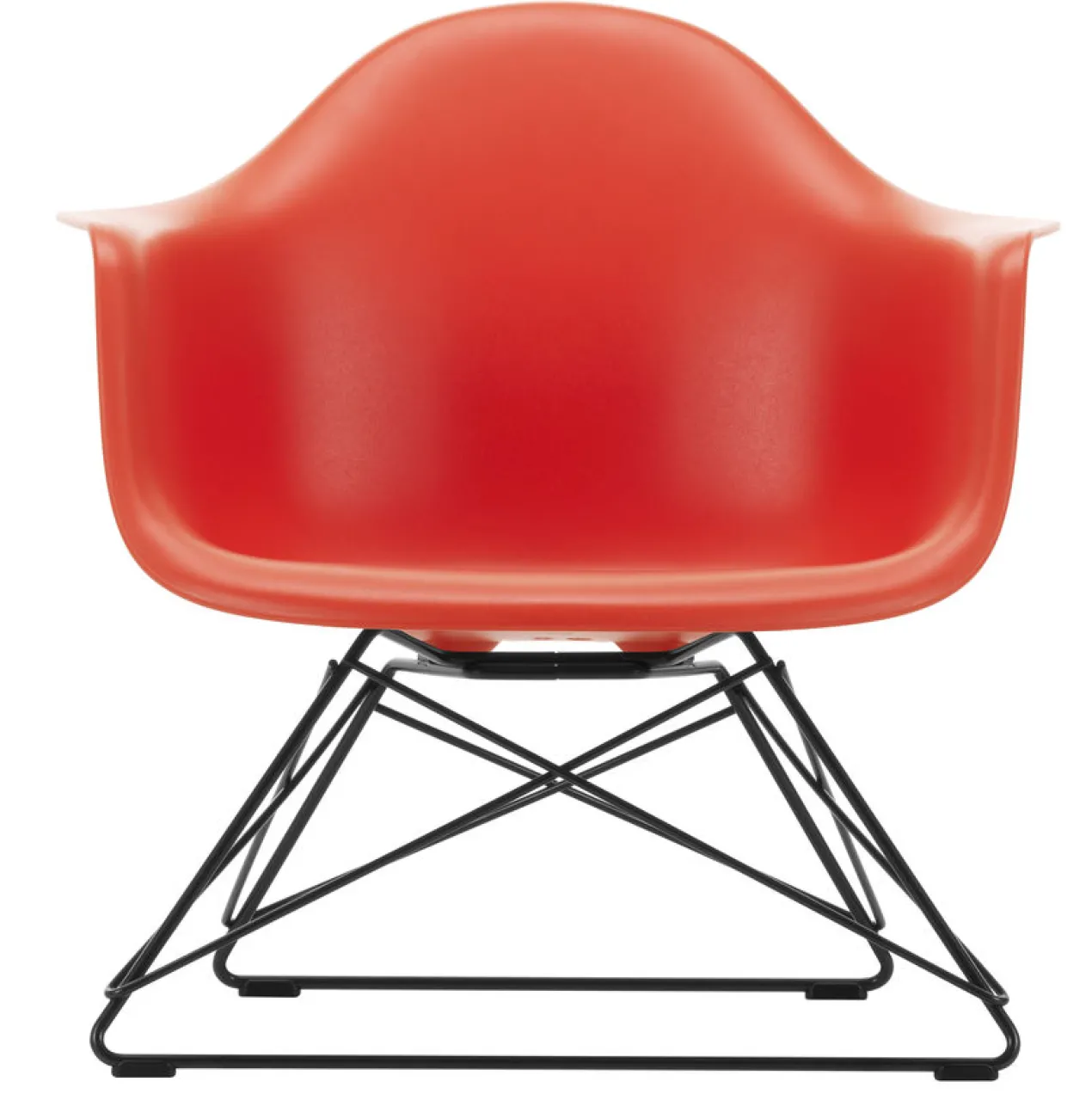 Fauteuil LAR RE zwart Poppy Red