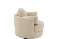 Fauteuil 360º lichtbeige