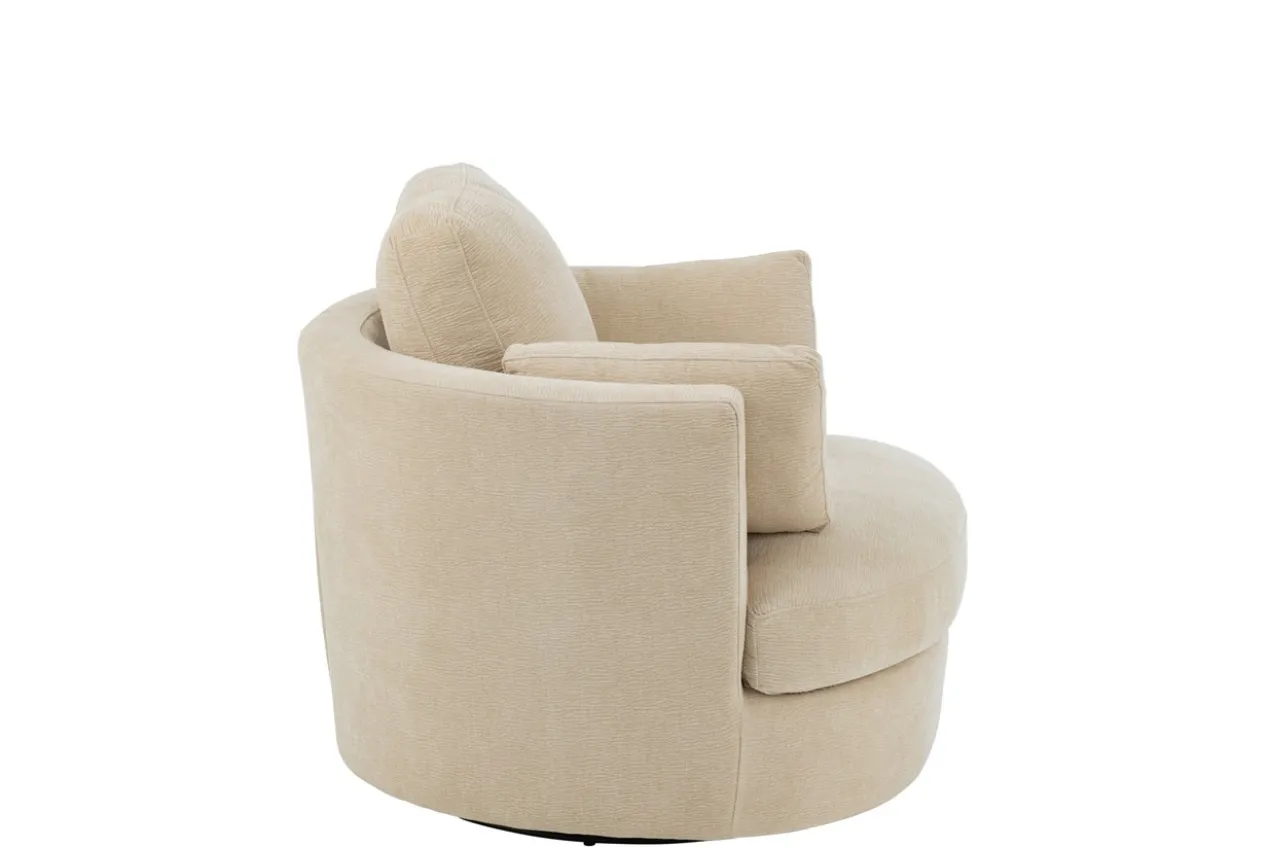 Fauteuil 360º lichtbeige