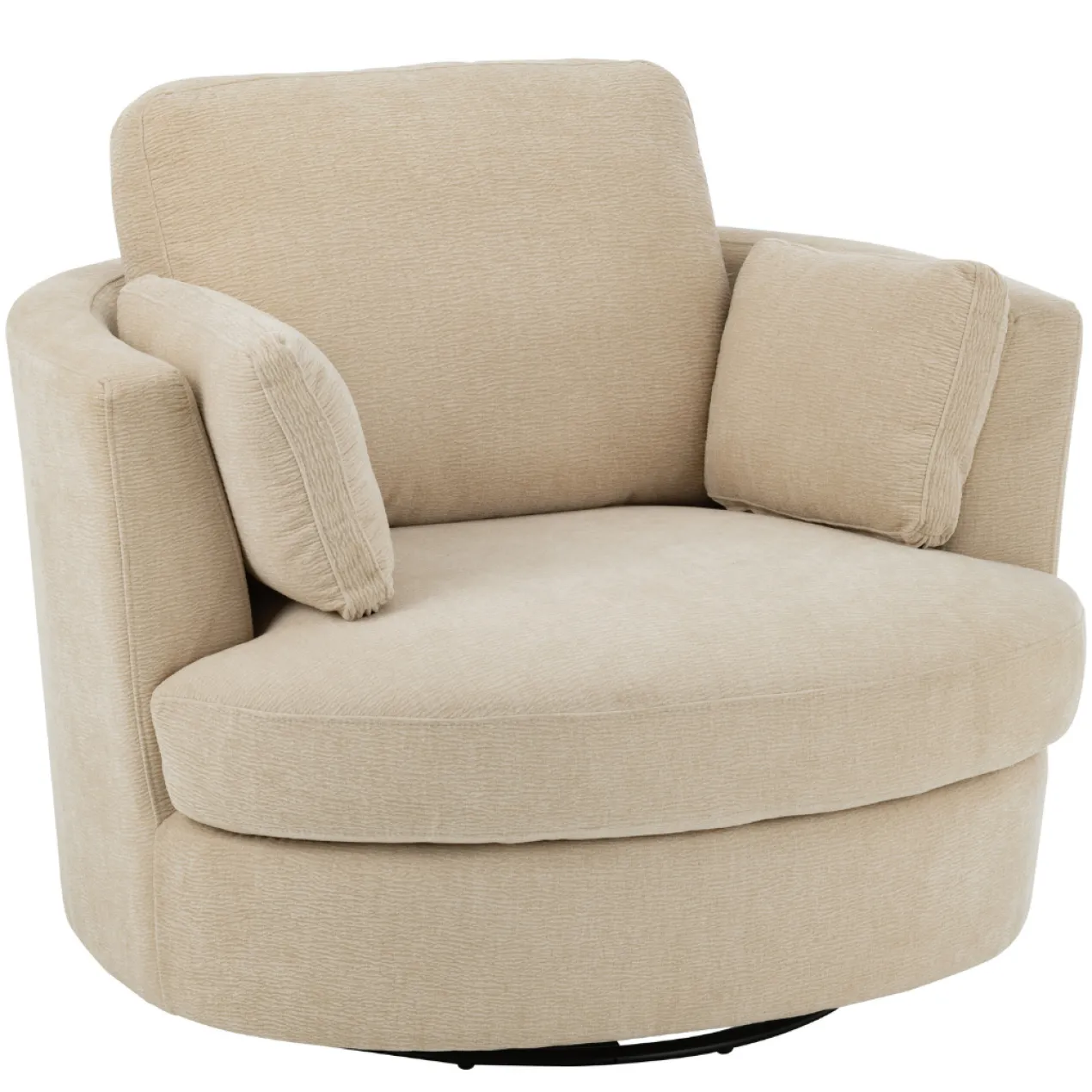 Fauteuil 360º lichtbeige