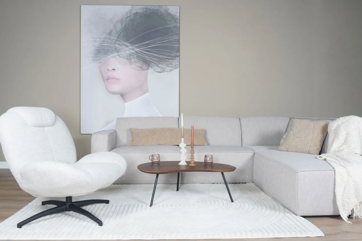 Fauteuil Lily boucle nat