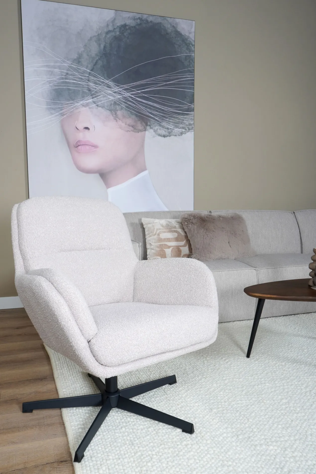Fauteuil Louise Natural