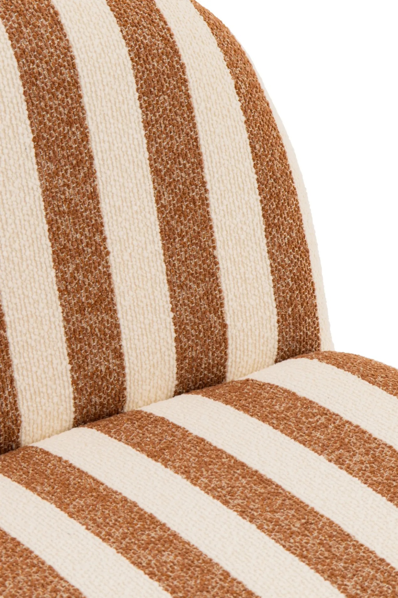 Fauteuil Loungestoel zand/wit