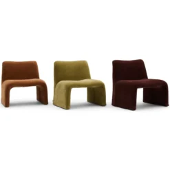 Fauteuil Lowel maroon