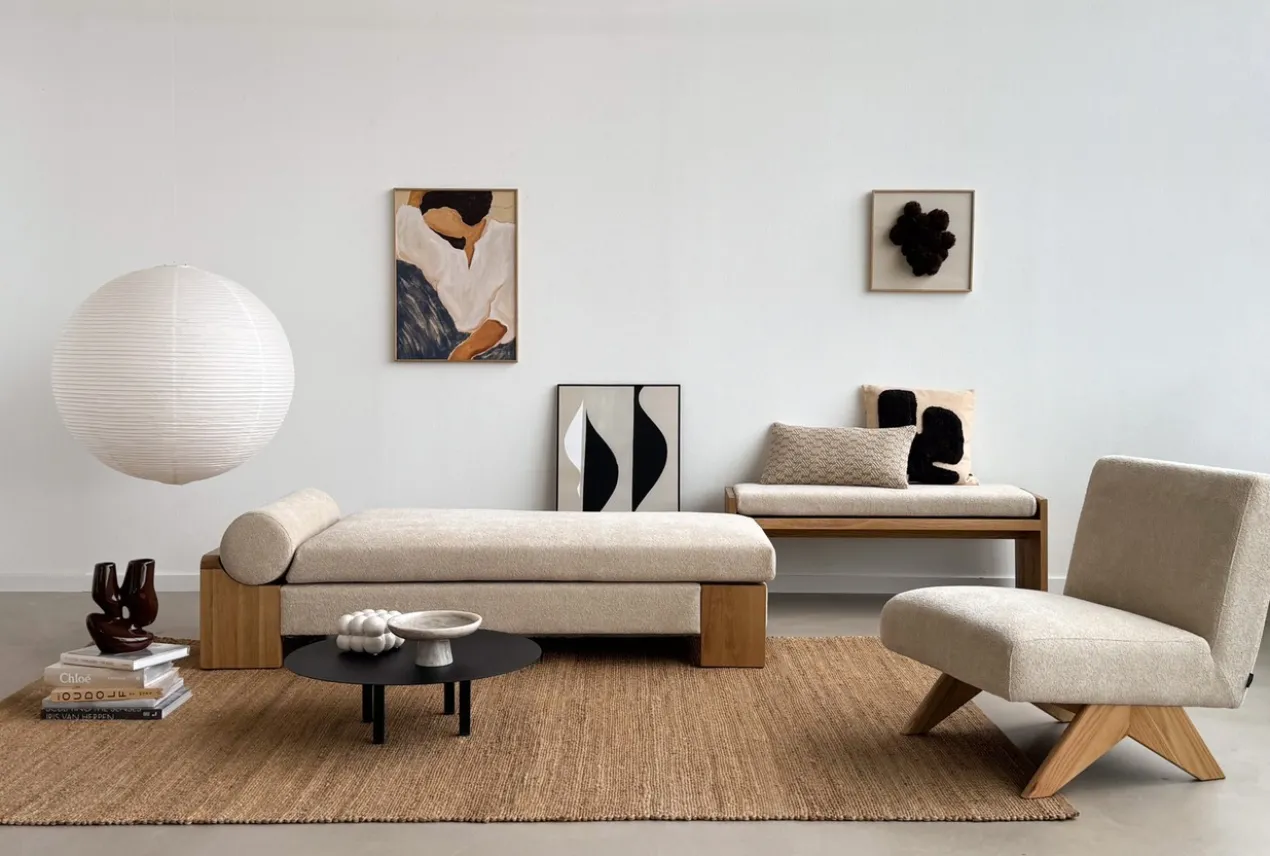 Fauteuil Marisa warm beige