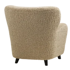 Fauteuil Marley teddy lichtbruin