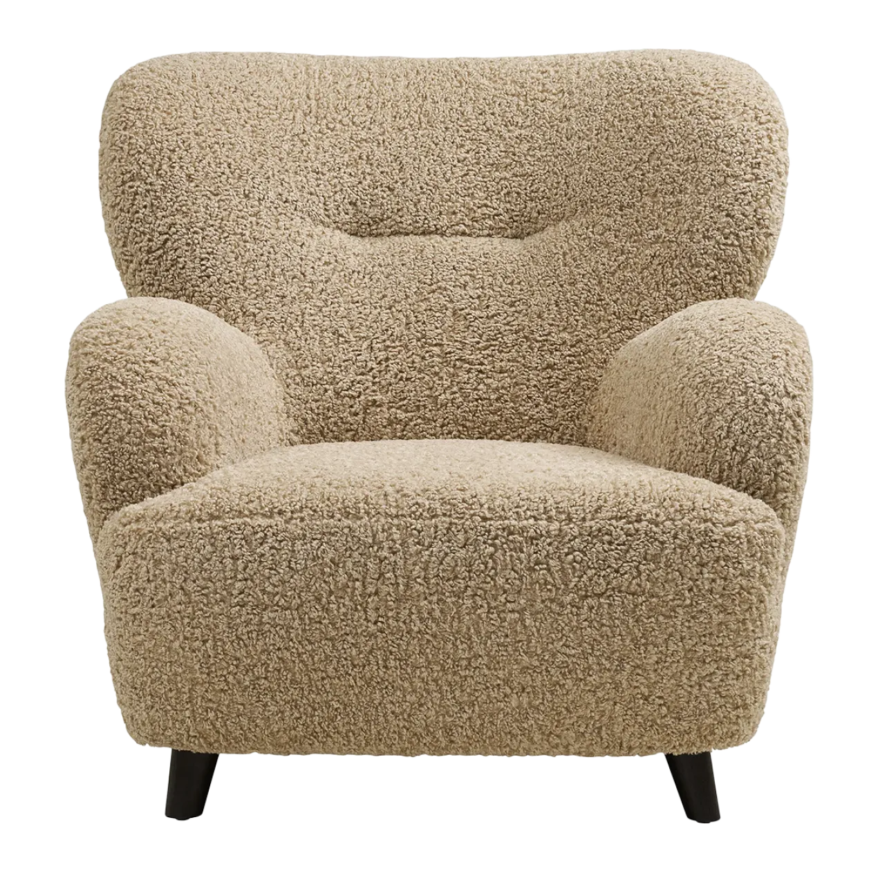 Fauteuil Marley teddy lichtbruin