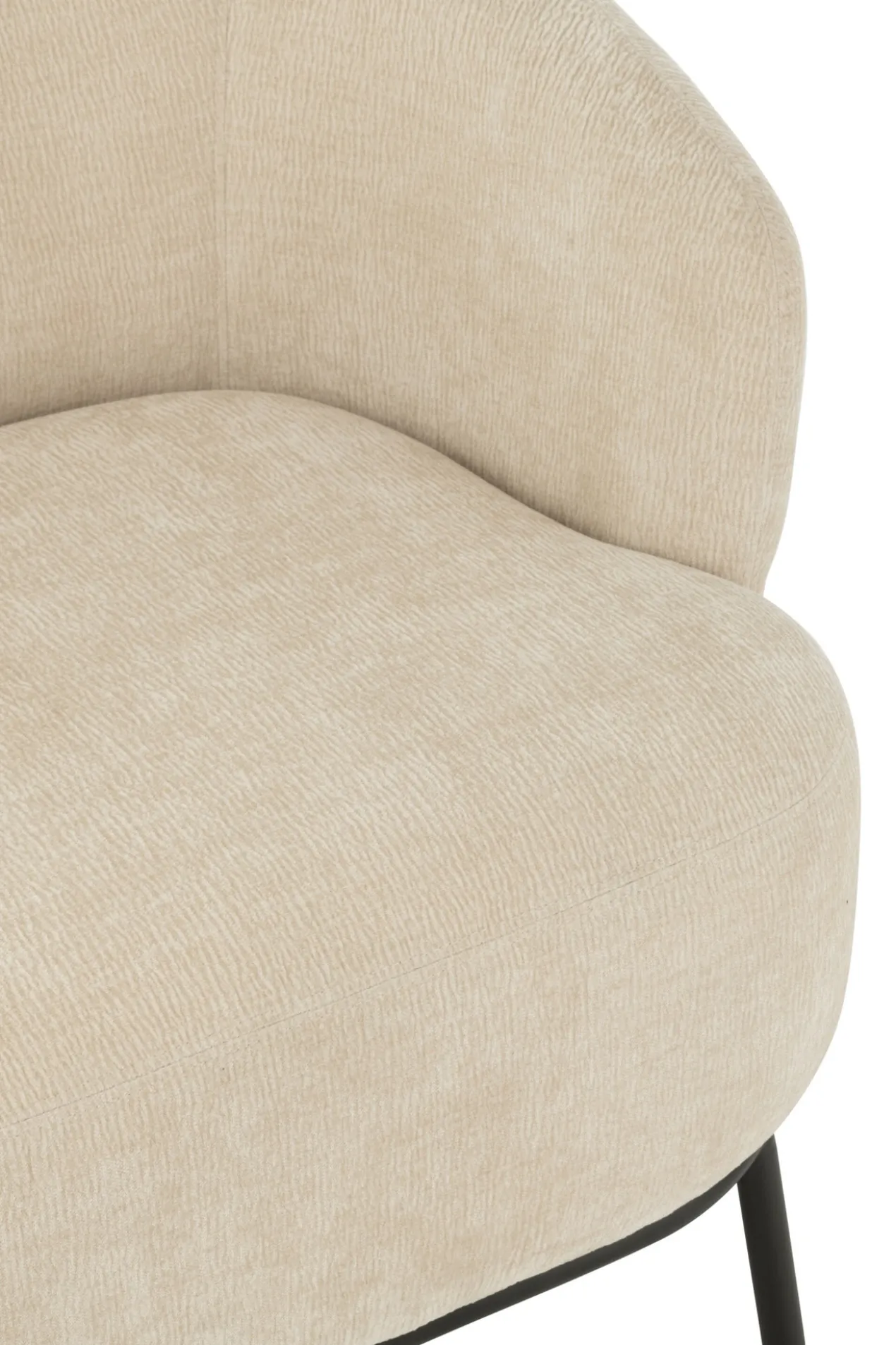 Fauteuil Mars populierenhout/schuim beige