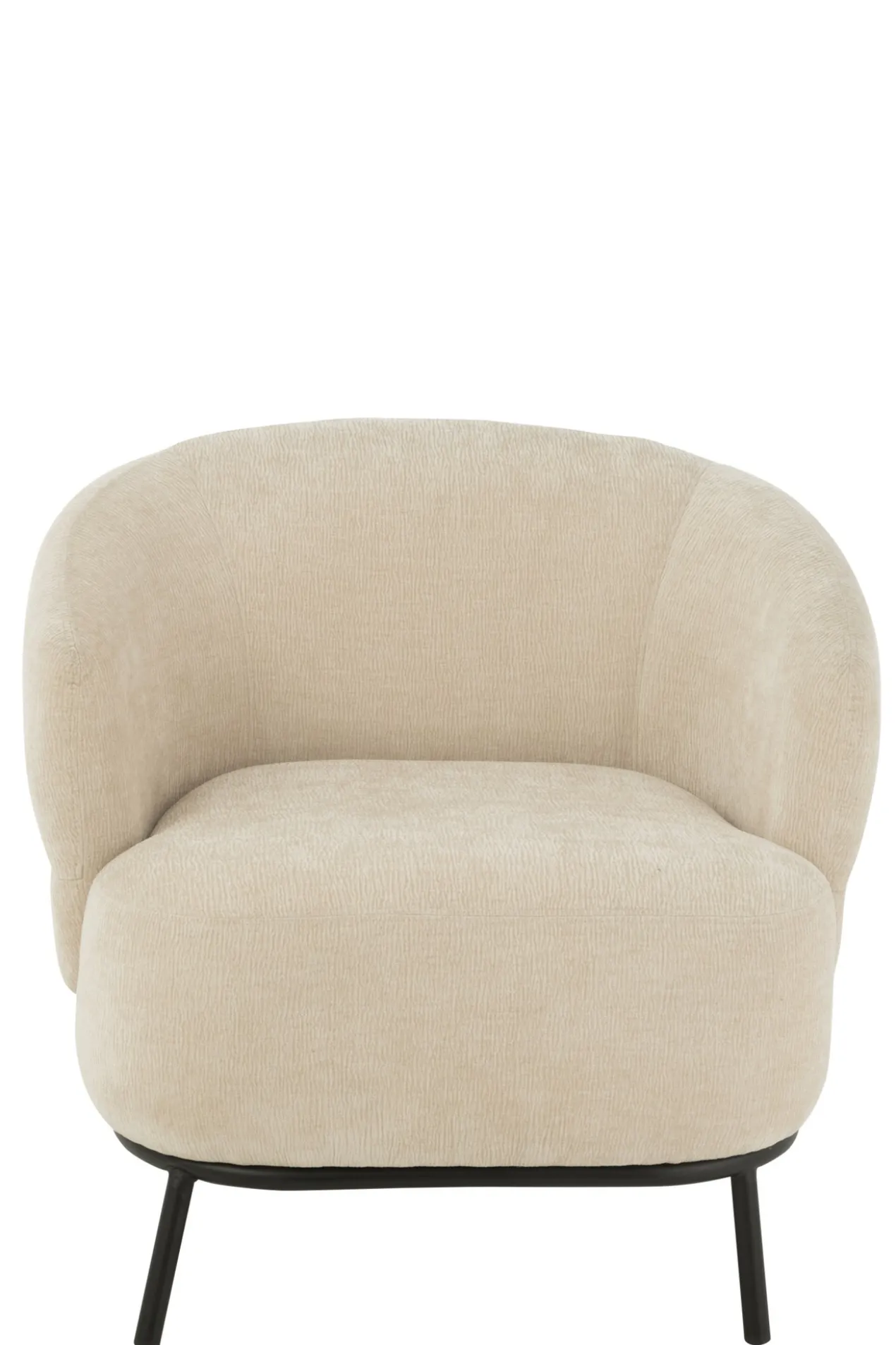 Fauteuil Mars populierenhout/schuim beige