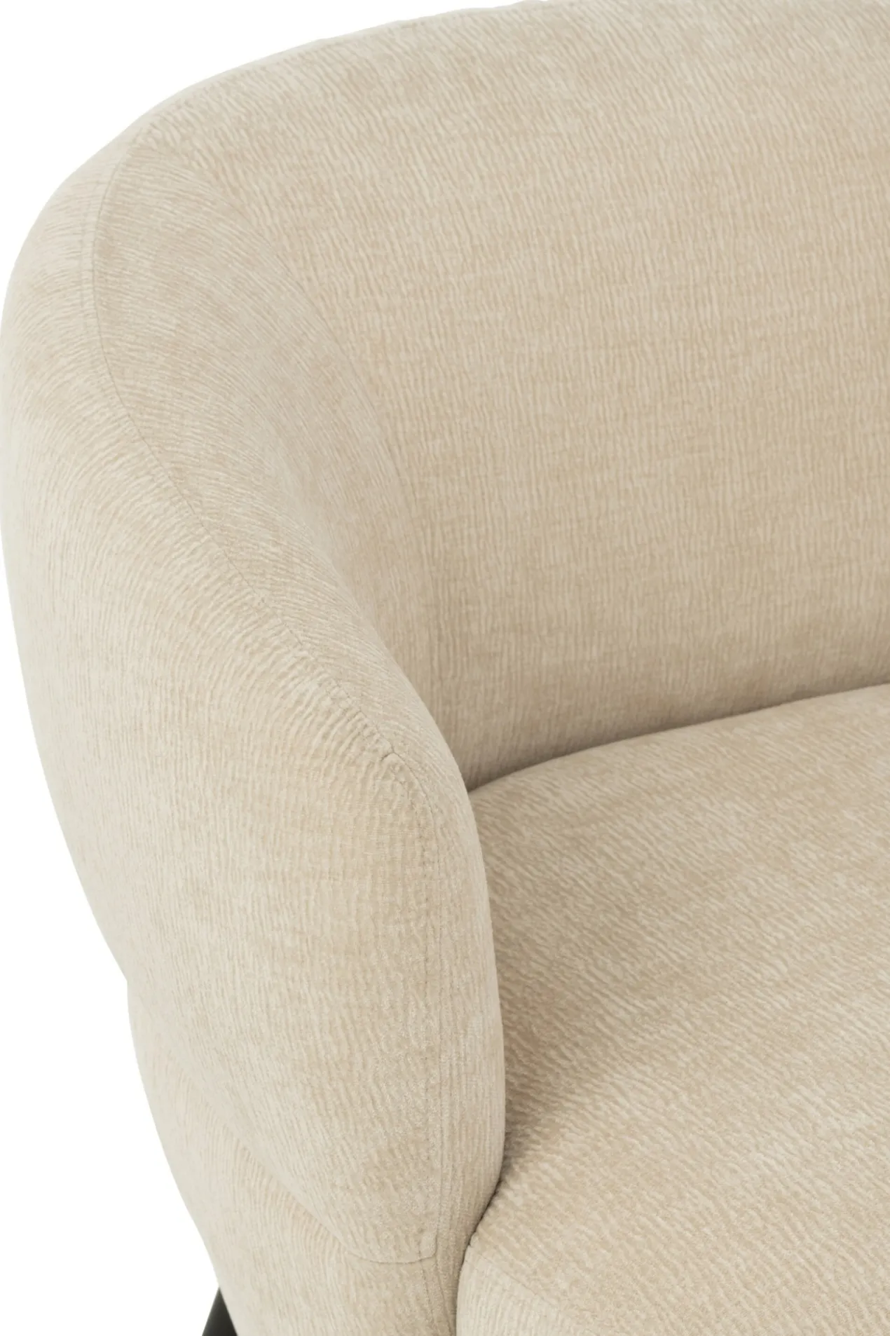 Fauteuil Mars populierenhout/schuim beige