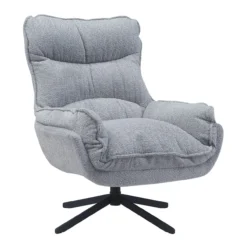 Fauteuil Nelly Licht grijs