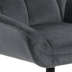 Fauteuil Niek draaibaar Donkergrijs