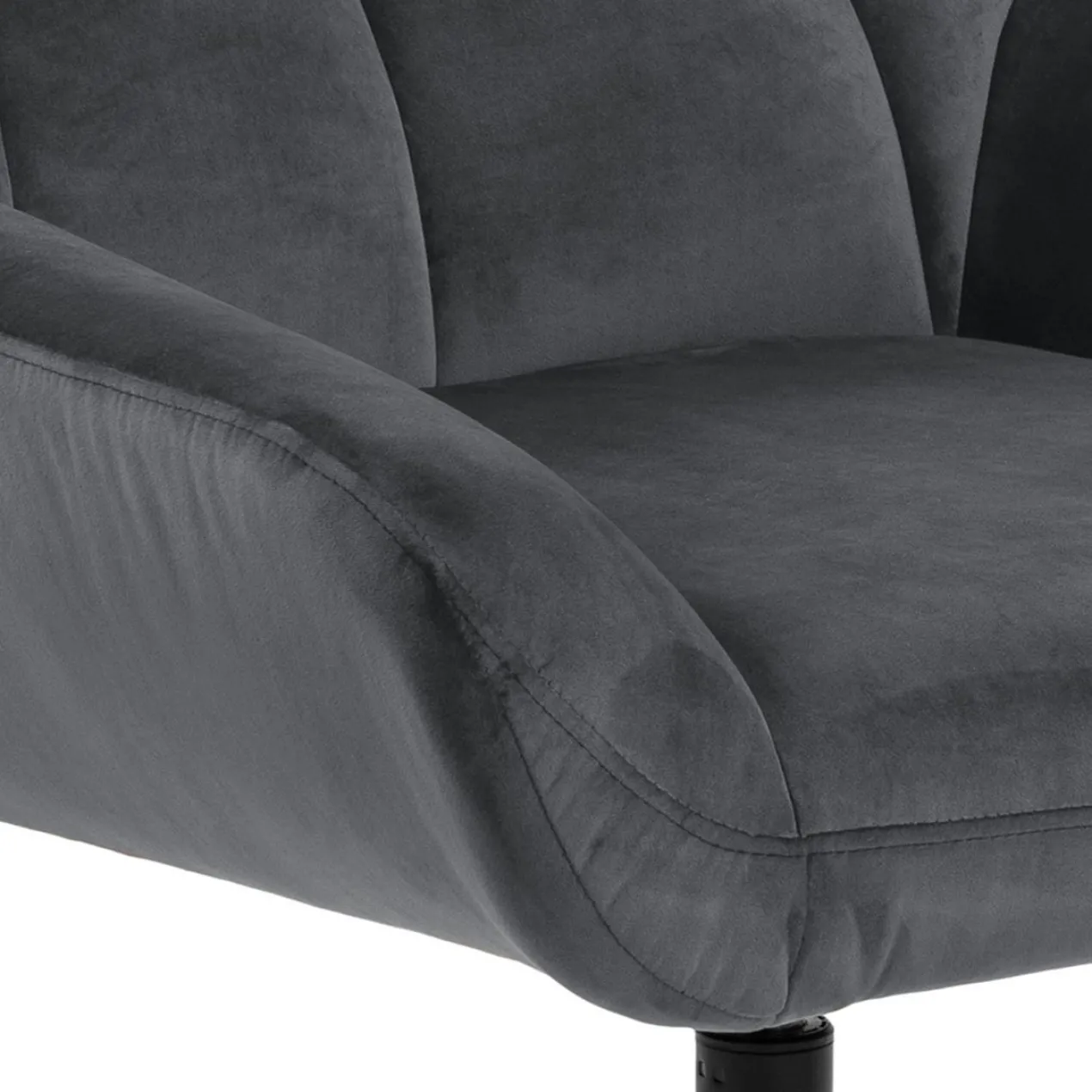 Fauteuil Niek draaibaar Donkergrijs