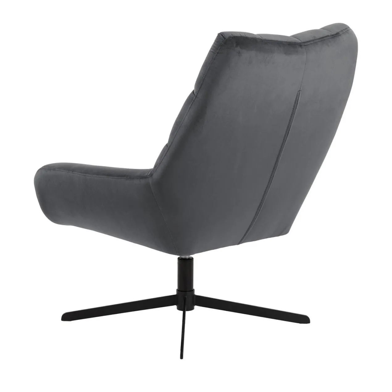 Fauteuil Niek draaibaar Donkergrijs
