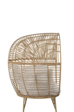 Fauteuil Ovaal staal naturel