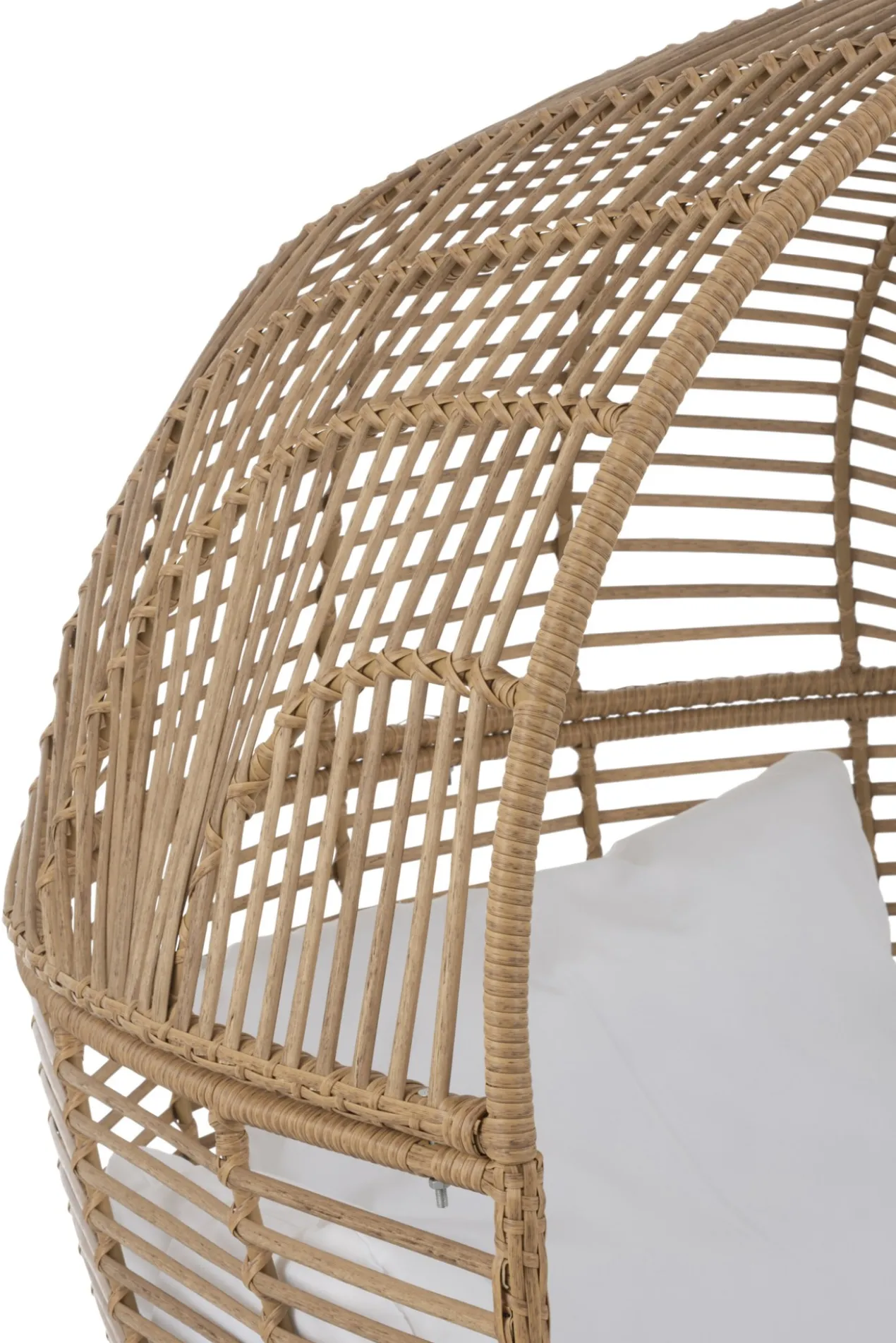 Fauteuil Ovaal staal naturel