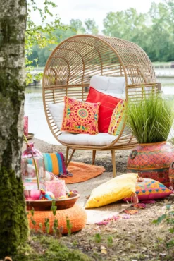 Fauteuil Ovaal staal naturel